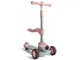 Дитячий самокат із сидінням Scooter Cosmo 2-в-1 із підсвіткою, музикою , рожевий - зображення 1