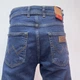 Джинсы Wrangler мужские прямые стрейч классические 33 синие - изображение 5