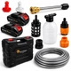 Аккумуляторная мойка высокого давления LEO TOOLS 36V (2 аккумулятора 5Ah, 30 бар, бесщеточная) в чемодане - изображение 10