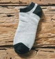Шкарпетки махрові бавовна короткі Terry socks Світло-сірий - зображення 2