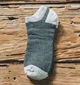 Носки махровые хлопок короткие Terry socks Темно-серый - изображение 2