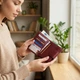 Жіночий вертикальний гаманець із натуральної шкіри з монетницею ST Leather бордовий (bg224fash52) - зображення 2