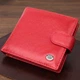 Женский горизонтальный бумажник из натуральной кожи ST Leather красного цвета для карт (bg225fash55) - изображение 1