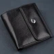 Женский бумажник с монетницей из натуральной кожи ST Leather Черный (bg189fash19) - изображение 1