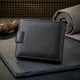 Мужской кошелек из натуральной кожи ST Leather черного цвета с кнопочной застежкой (bg183fash16) - изображение 4