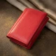 Жіноче маленьке портмоне з монетницею з натуральної шкіри ST Leather Червоний (bg227fash27) - зображення 4