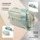 Сумка кросс боди через плечо женская Vintage leather-22797 Фисташковая - изображение 16