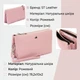 Місткий жіночий клатч ST Leather із натуральної шкіри два відділення рожевий (bg192fash50) - зображення 3