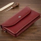 Большой женский клатч из натуральной кожи ST Leather бордового цвета с молнией (bg193fash18) - изображение 1