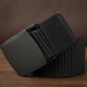 Ремень мужской тканевый Vintage leather-20540 115 см Черный - изображение 11