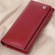 Вместительный женский кошелек из натуральной кожи ST Leather 23089 Бордовый - изображение 1