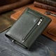 Стильный кошелек среднего размера из натуральной кожи ST Leather bg230fash75 Зеленый - изображение 3