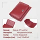 Компактный женский кошелек из натуральной кожи ST Leather bg230fash73 Бордовый - изображение 3