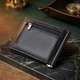 Чоловічий гаманець із металевим затискачем з натуральної шкіри ST Leather bg230fash92 Чорний - зображення 4
