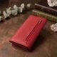 Яркий вертикальный кошелек из натуральной кожи ST Leather bg230fash87 Красный - изображение 4