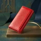 Жіночий великий гаманець ST Leather з натуральної шкіри червоного кольору з магнітною застібкою (bg188fash75) - зображення 4