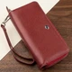 Багатофункціональний вертикальний гаманець-клатч для жінок ST Leather з натуральної шкіри червоного кольору (bg188fash68) - зображення 1