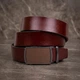 Ремень мужской из натуральной кожи Vintage 115 см Коричневый (leather-20339) - изображение 10