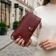 Жіночий вертикальний гаманець ST Leather з натуральної шкіри бордового кольору великий розмір (bg194fash33) - зображення 2