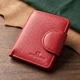 Вертикальний гаманець для жінок із натуральної шкіри ST Leather Червоний з монетницею та магнітною застібкою (bg227fash02) - зображення 1