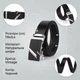 Ремень мужской из натуральной кожи Vintage leather-20329 115 см Черный - изображение 12