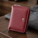 Шкіряний жіночий гаманець ST Leather бордового кольору з монетницею та блискавкою (bg194fash85) - зображення 1