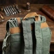 Дорожній текстильний рюкзак Vintage великого розміру зеленого кольору (bg200fash56) - зображення 4