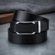 Ремень мужской из натуральной кожи Vintage leather-20255 115 см Черный - изображение 10