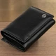 Горизонтальне портмоне ST Leather із натуральної шкіри для карт чорного кольору (bg193fash31) - зображення 1
