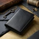 Портмоне мужское кожаное для карточек Vintage leather-20433 Черное - изображение 12