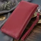 Вертикальный женский кошелек-клатч из натуральной кожи ST Leather бордового цвета для карт и документов (bg225fash35) - изображение 4