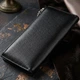 Женский кожаный кошелек с монетницей ST Leather Средний черного цвета (bg193fash78) - изображение 4