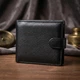 Якісний горизонтальний гаманець із натуральної шкіри ST Leather 22455 Чорний - зображення 3