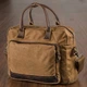 Текстильная сумка для ноутбука Vintage коричневая легкая горизонтальная средней вместимости (bg201fash18) - изображение 1