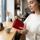 Комплектний жіночий вертикальний гаманець ST Leather з натуральної шкіри червоного кольору для карт (bg192fash59) - зображення 2
