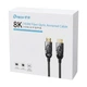 Кабель оптичний армований HDMI 2.1 50m Dtech DT-HF8050BK - изображение 4