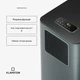 Мобільний кондиціонер KLARSTEIN Breeze Box Smart 9000 BTU антрацитовий (10047036) - зображення 5
