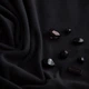 Трикотаж IDEIA 260 г/м2 150 см мягкий трикотаж для худи, костюмов и повседневной одежды черная м.п. - изображение 4