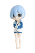 Фигурка Q Posket Жизнь с нуля в альтернативном мире Рем Re:Zero Rem 13 см QP RZ R 13 - изображение 1
