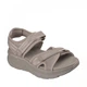 Жіночі сандалі Skechers Sport Comfort D`Lux Walker Taupe 43 Бежевий 163585-TPE - изображение 2