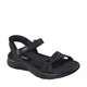 Жіночі сандалі Skechers Go Walk Flex Sandal Black/Black 35 Чорний 141481-BBK - зображення 2