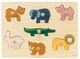 Puzzle drewniane Trixie Baby ze zwierzątkami 7 elementów (5400858362803) - obraz 1