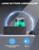 Набор клавиатура и мышь TECKNET QWERTZ черный беспроводной 2 4 ГГц до 15 м (QWERTZ) - Уценка - изображение 5