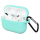 Чехол силиконовый для AirPods Pro 2 защита от ударов пыли легкий удобный Mint Green - изображение 2
