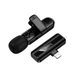 Петличный беспроводной микрофон HOCO L20 Lightning Black для iPhone - изображение 3