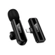 Петличный беспроводной микрофон HOCO L20 Lightning Black для iPhone - изображение 5