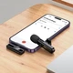 Петличный беспроводной микрофон HOCO L20 Lightning Black для iPhone - изображение 7