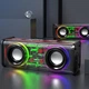 Портативная колонка V88 с Bluetooth и RGB-подсветкой - изображение 2