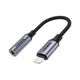 Кабель Foneng BM30 Metal Audio Cable (14cm) 3.5mm to Lightning - изображение 1