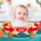 Дитячий ігровий центр-стрибунець Jumperoo: інтерактивний музичний центр 360° з регулюванням висоти та світловими ефектами Зелений - изображение 3
